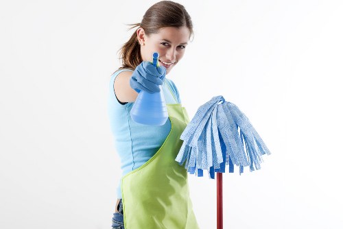 Professional window cleaning in Richmond on a residential property
