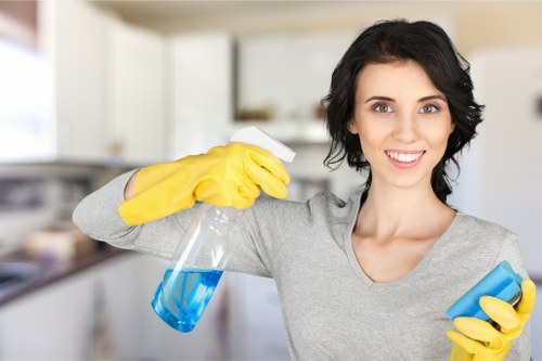Deep cleaning fabric chairs during upholstery cleaning in Richmond