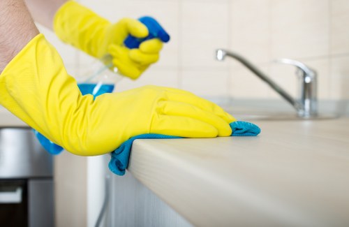 Professional domestic cleaning in a Richmond living room