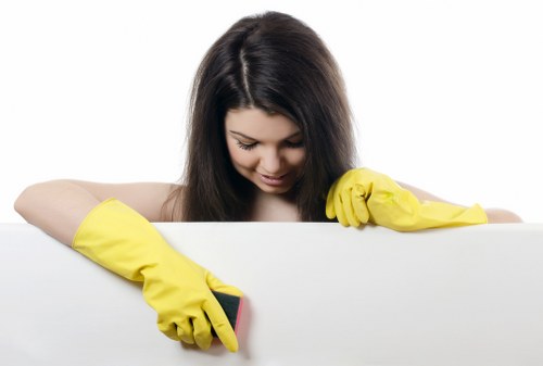 Bathroom detailing as part of deep cleaning in Richmond