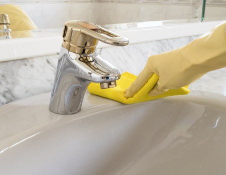Inspection of carpet cleaning concern during follow-up